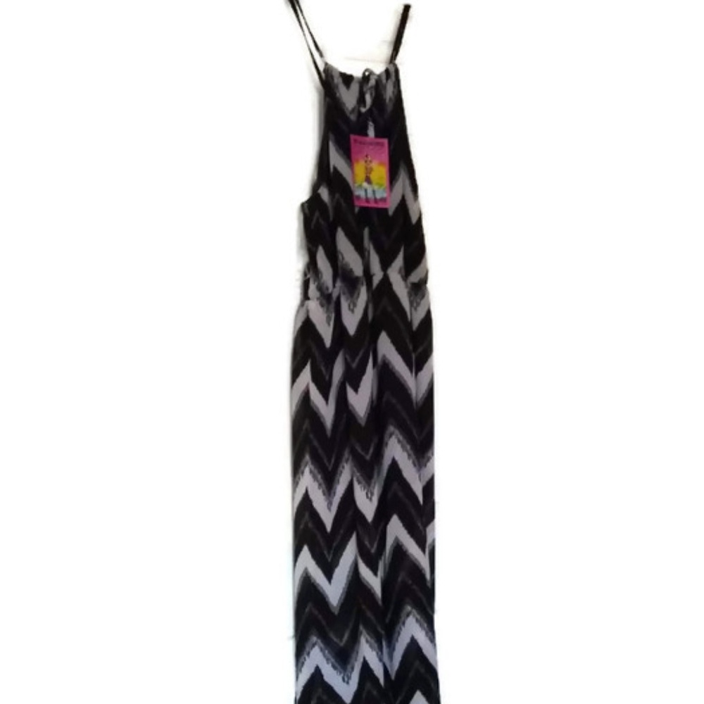 NWT She's Cool Halter Top Maxi Women’s Sun Dress w/ Slits Multiple Sizes